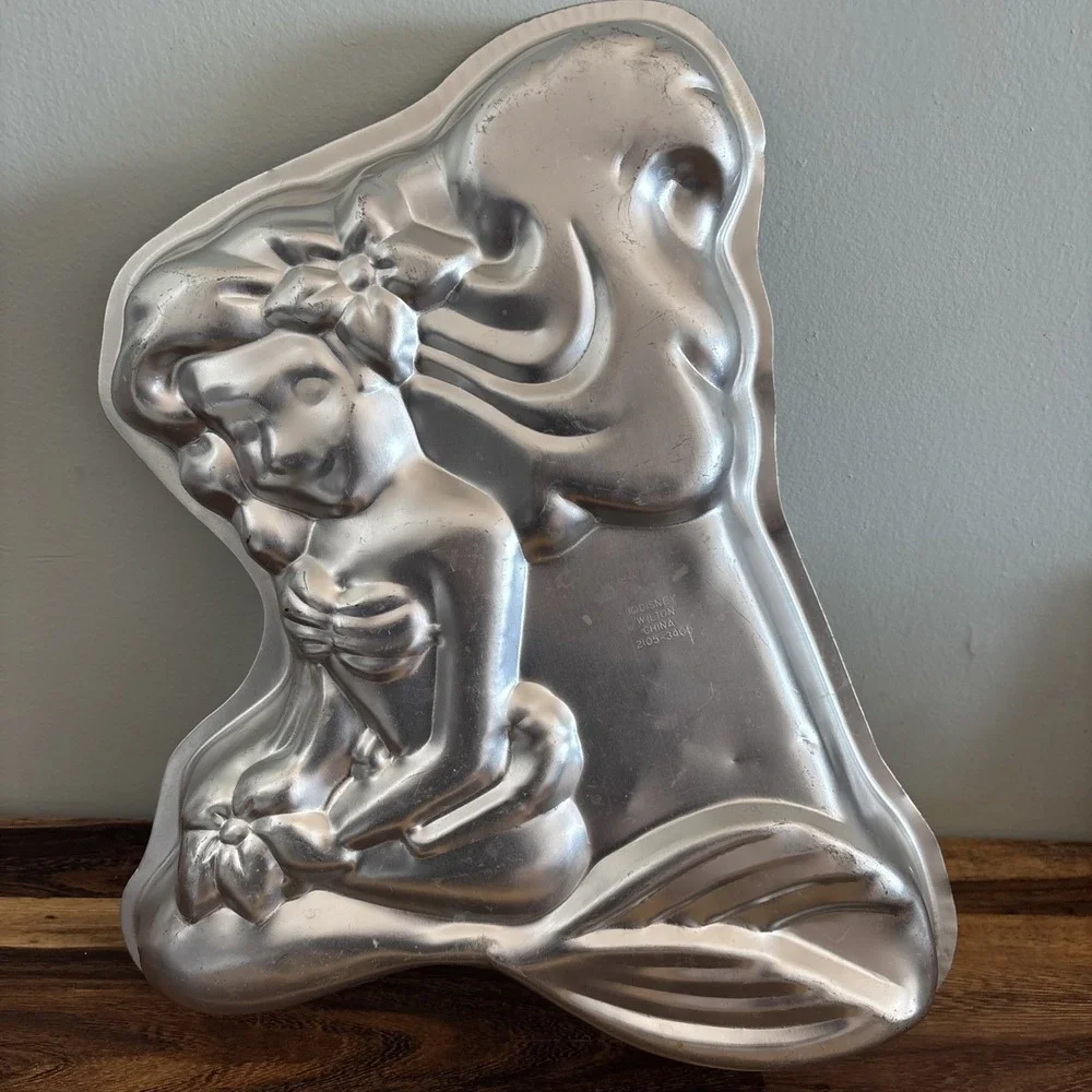 Vintage‎ Wilton Disney The Little Mermaid Ariel Cake Pan~#2105-3400
